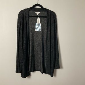 Market and Spruce Black and Gray Cardigan